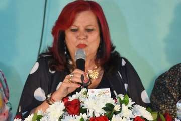 Pregón de la fiesta de La Cruz en Montaña Las Palmas (Foto Antonio Alí)